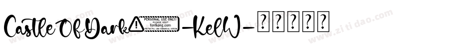 CastleOfDark2-KelW字体转换