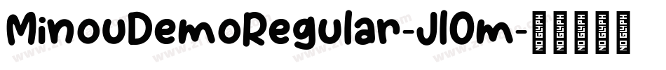 MinouDemoRegular-JlOm字体转换