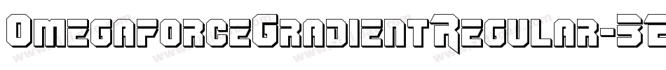 OmegaforceGradientRegular-3E2L字体转换