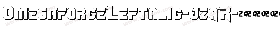 OmegaforceLeftalic-jzqR字体转换