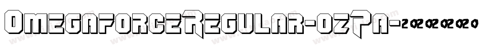 OmegaforceRegular-ozPa字体转换