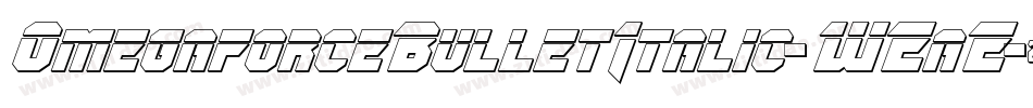 OmegaforceBulletItalic-WEaE字体转换