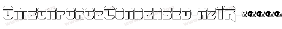 OmegaforceCondensed-az1R字体转换