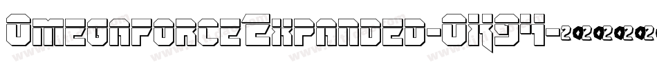 OmegaforceExpanded-OX94字体转换