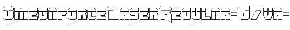 OmegaforceLaserRegular-J7va字体转换