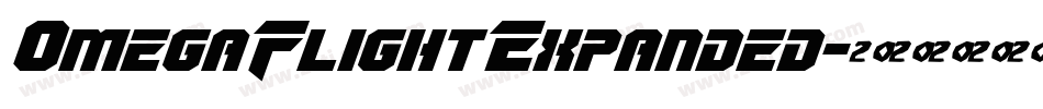 OmegaFlightExpanded字体转换