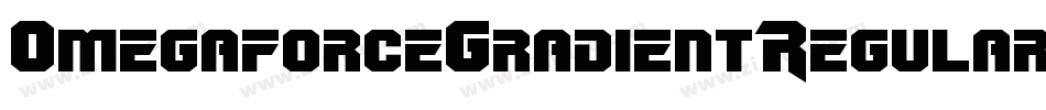 OmegaforceGradientRegular-3E2L字体转换