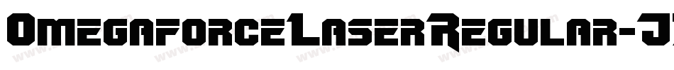 OmegaforceLaserRegular-J7va字体转换