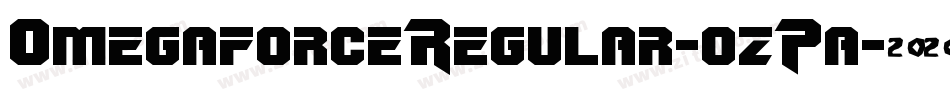 OmegaforceRegular-ozPa字体转换