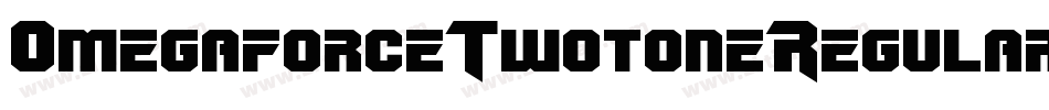 OmegaforceTwotoneRegular-632g字体转换