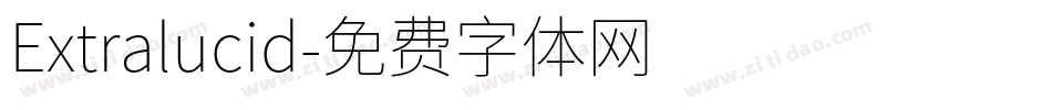 Extralucid字体转换