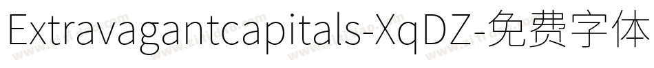Extravagantcapitals-XqDZ字体转换
