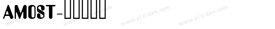 AMOST字体转换