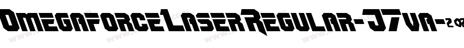 OmegaforceLaserRegular-J7va字体转换