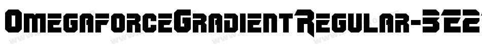 OmegaforceGradientRegular-3E2L字体转换