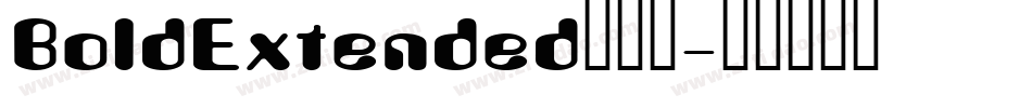 BoldExtended转换器字体转换