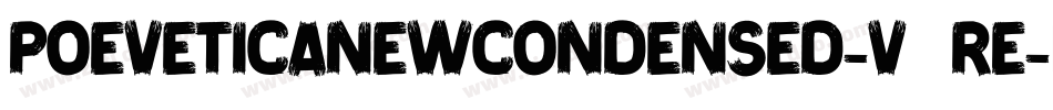 PoeVeticaNewCondensed-v5rE字体转换