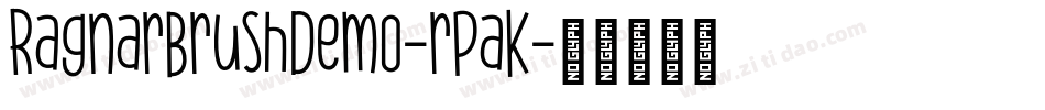 RagnarBrushDemo-rPaK字体转换
