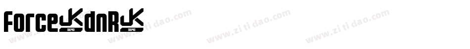 Force-dnR字体转换