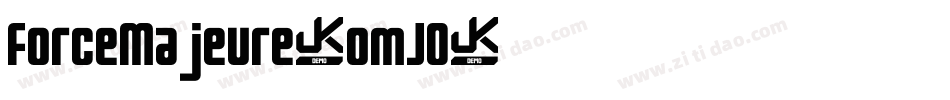 ForceMajeure-omJ0字体转换