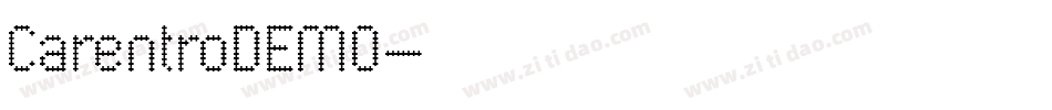 CarentroDEMO字体转换
