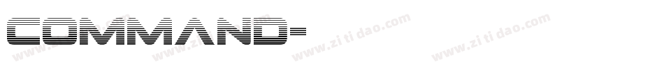 Command字体转换