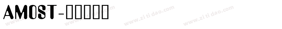 AMOST字体转换