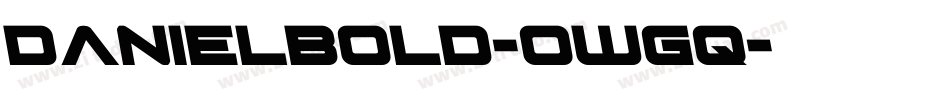 DanielBold-owGq字体转换