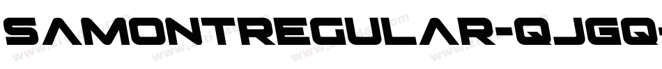 SamontRegular-qJGq字体转换