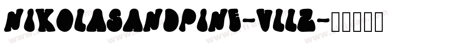 NikolasAndPine-VllZ字体转换