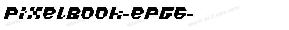 PixelBook-ePG6字体转换