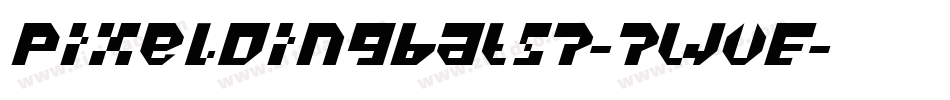 PixelDingbats7-7wvE字体转换