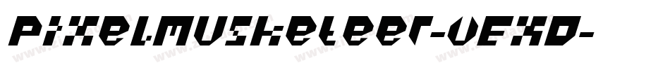 PixelMusketeer-vEXO字体转换