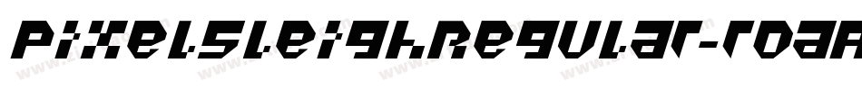PixelSleighRegular-r0aA字体转换