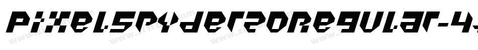PixelSpyder20Regular-4jw9字体转换