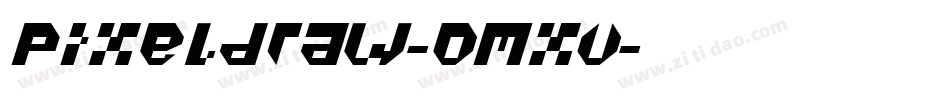 Pixeldraw-0Mxv字体转换