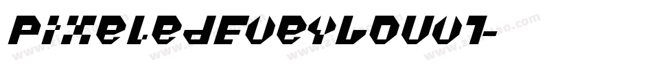 PixeledEveyLouv1字体转换