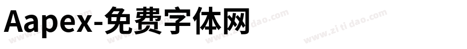 Aapex字体转换