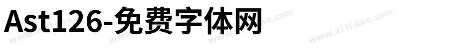 Ast126字体转换