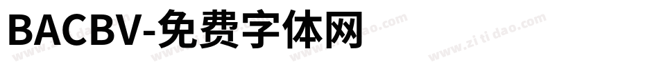 BACBV字体转换