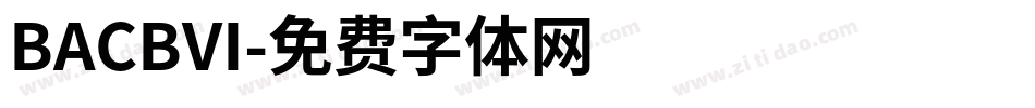 BACBVI字体转换