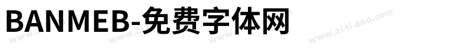 BANMEB字体转换