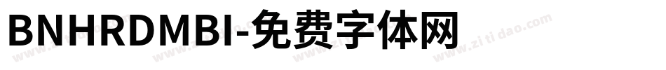 BNHRDMBI字体转换