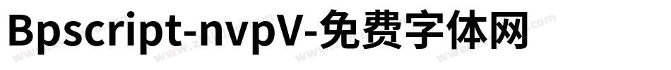 Bpscript-nvpV字体转换