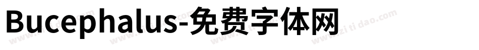 Bucephalus字体转换