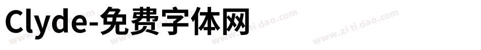 Clyde字体转换