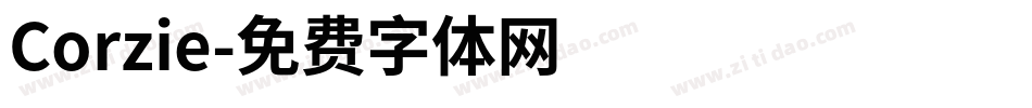 Corzie字体转换