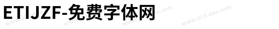 ETIJZF字体转换