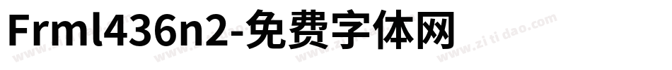 Frml436n2字体转换