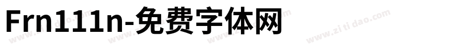 Frn111n字体转换